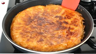 Tavada 10 Dk Çıtır Çıtır Börek‼️Akşamdan Hazırlayın Sabah Kahvaltıya 5 Dk Pişirin ✌️ [upl. by Ikciv49]