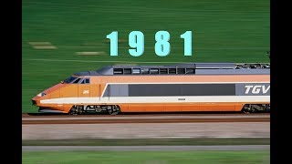 Record de vitesse TGV 1981 [upl. by Daphene]