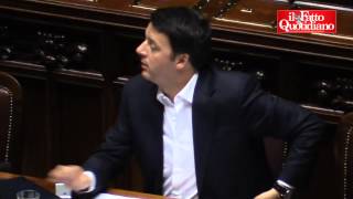 Lega contro Renzi quotSpalla della De Filippiquot Boldrini interviene e scoppia la bagarre [upl. by Nirek]