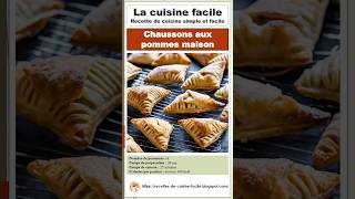 Recette de chausson aux pommes maison [upl. by Ydisahc]