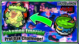 Pokémon Emerald Professor Oaks Challenge CHASING The Stone Badge [upl. by Reh]