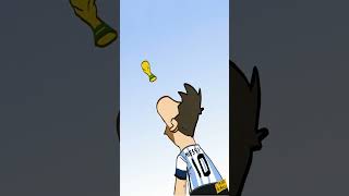 Messi chases the World Cup shorts worldcup messi football argentina [upl. by Ereynihc471]