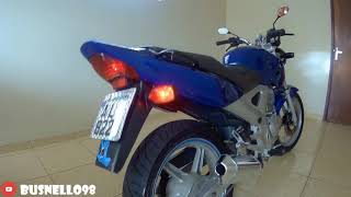 Apresentação da minha moto no canal  CBX Twister Azul [upl. by Adelaida]