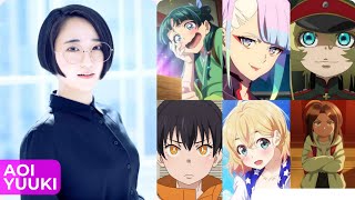 Aoi Yuuki 悠木 碧 Top Same Voice Characters Roles [upl. by Aicirtap]