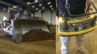 RemoteControlled 900 Horsepower Caterpillar Bulldozer [upl. by Yennej]