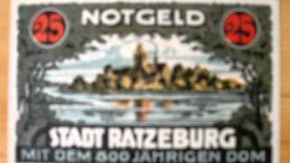 Notgeld der Stadt Ratzeburg  25 Pfennig in HD [upl. by Kitti]