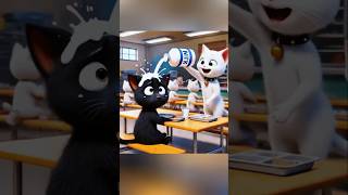 Kat is made fun of in school for her dark colour kittty cutecats cartoon animation kitty [upl. by Eniledam214]