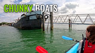 Paddling Around Chunky Boats and Shipwrecks  Fareham Creek [upl. by Amberly]