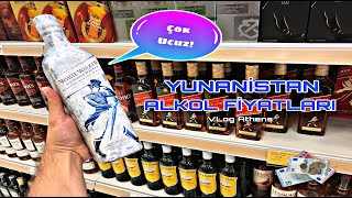 Yunanistanda Alkol Fiyatları  VLog Athens [upl. by Spillar]