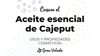 Aceite esencial de Cajeput [upl. by Janus]