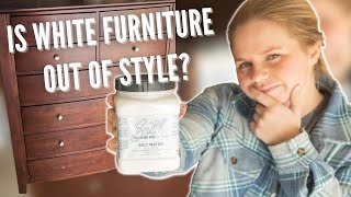 Is White Furniture Out of Style in 2023 2023 Furniture Makeover Color Trend to AVOID [upl. by Cobbie]