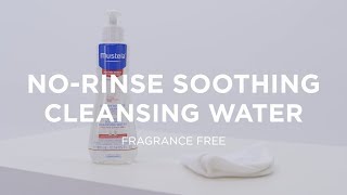 Mom Hacks How to Apply Norinse Soothing Cleansing Water for Babies with Sensitive Skin  Mustela [upl. by Latreese554]