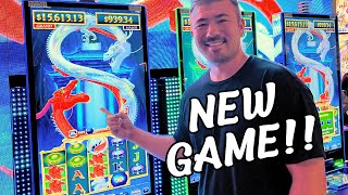 Our First Time Playing The River Dragons Sapphire Slot Machine 🐉🎰 [upl. by Schwitzer]