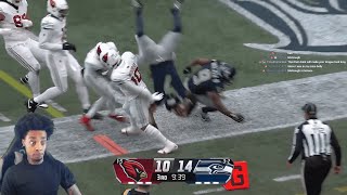 FlightReacts Cardinals vs Seahawks 2023 Week 7 Highlights [upl. by Rahm]