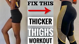 GET THICKER THIGHS AND CALVES BEGINNER LEG WORKOUT Results in 2 Weeks [upl. by Dee]