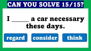 Can you Get 1515 Test104 Mixed Grammar  Test your English grammarquiz mcqs english [upl. by Retloc]