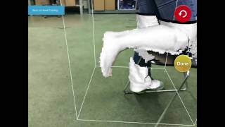 Scanning the Foot with a Structure 3D Scanner [upl. by Warden31]