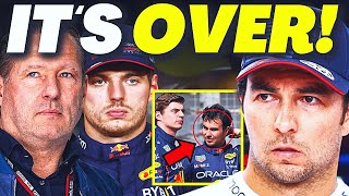 HUGE THREATENING To FIRE SERGIO PEREZ After VERSTAPPENS FAMILY SHOCKING STATEMENT  F1 NEWS [upl. by Anuaek]