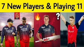 RCB New Squad amp New Playing 11 🔥 Released in 2024  RCB Buy 7 New Players  Joseph Green rcbsquad [upl. by Naoh]