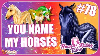 OPENING CLUB CHEST  VIP REWARDS  NAME MY HORSES  HORSE RIDING TALES  LETS PLAY 78 [upl. by Aehtela878]