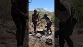 Hadza Ugali Hunters For Lunchshortsfeed hadzabe [upl. by Lovett877]