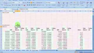 Calculating VaR  For a single security using VCV amp Historical Simulation approaches [upl. by Leonidas]