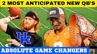 2 MOST ANTICIPATED QBS  TENNESSEE FOOTBALL KENTUCKY FOOTBALL VOLS FOOTBALL GEORGIA FOOTBALL [upl. by Reiche973]