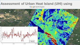 LST Urban Heat Island Effect and UTFVI Analysis using Google Earth Engine and Landsat dataset [upl. by Otinauj]