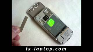 Disassembly Nokia 6210 Navigator  Battery Glass Screen Replacement [upl. by Karr696]