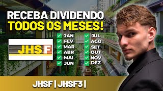 JHSF3 Vale a Pena Comprar Pensando em Dividendo Mensal Análise Ações JHSF 2024 [upl. by Okiruy607]