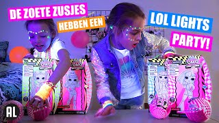 DE ZOETE ZUSJES en de LOL LIGHTS PARTY LOL Lights Surprise Doll Glitter En Pets ♥DeZoeteZusjes♥ [upl. by Nave]