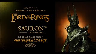 SAURON Lord of the Rings WETA WORKSHOP 16 Scale Statue LOTR [upl. by Brom]