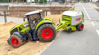 TRACTORS AND TRUCKS AT WORK RC JOHN DEERE CLAAS FENDT [upl. by Monie]