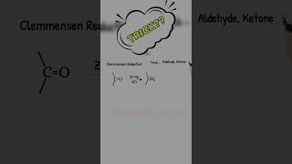 Clemmensen Reduction Made Easy 🔥 Naming Reaction  Organic Chemistry shortvideo chemistry [upl. by Perrie]