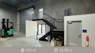 Modern 495sqm Industrial Warehouse Unit including 49sqm Office and Parking [upl. by Demott712]