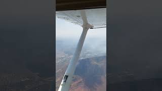 Mountain flying and landing pov into Wonderboom airport [upl. by Stringer]