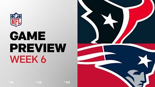 Houston Texans vs New England Patriots  2024 Week 6 Game Preview [upl. by Vachill]