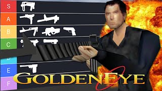 Ranking All Weapons In GoldenEye 007 [upl. by Eniamaj]