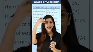 Learn English Literary Devices  What is Rhyme Scheme  Daily English Learning cbse2023 nehamam [upl. by Medovich661]