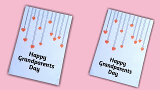 Happy Grandparents Day Greeting Card With A4 Sheet 2022 [upl. by Gardia]