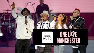 Black Eyed Peas and Ariana Grande  Where Is The Love One Love Manchester [upl. by Amles]