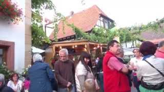 Weinfest Gleiszellen RheinlandPfalz Germany 2015 Teil 2 [upl. by Saidnac192]