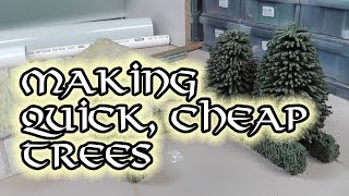 Making cheap trees for wargaming [upl. by Atnauqal]