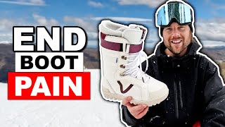 How To END Snowboard Boot Pain for Good [upl. by Eilsew]