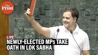 LIVE Rahul Gandhi among many newlyelected MPs take oath in Lok Sabha [upl. by Johen]