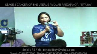 Green Barley Testimony  Cancer of the Uterus  Molar Pregnancy  Kyawa [upl. by Anwahsal997]