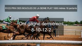 PRONOSTIC QUINTÉ DU DIMANCHE 10 NOVEMBRE 2024 PRIX DES BOUCLES DE SEINE R1C5 SAINT CLOUD [upl. by Keldah]