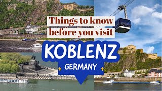 Visit KOBLENZ Germany in a Day 🇩🇪  Visit Frankfurt  Things to do in Frankfurt  Koblenz besuchen [upl. by Acinej]