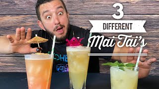 3 Different Variations of the Mai Tai l How to make a Mai Tai l Mai Tai Recipes l Alcohello [upl. by Ecydnak87]