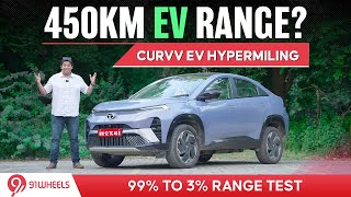 2024 Tata Curvv EV Range Test  Hypermiling Test  Can This Electric SUV Cover 450km In One Charge [upl. by Jacinda]